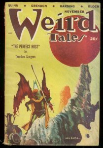 WEIRD TALES NOV 1948-SEABURY QUINN-JACOBI-JOHN GUINTA VG