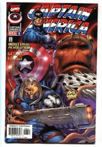 Captain America #6 1997 Rob Liefeld wild anatomy cover-famous issue