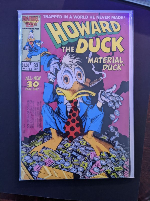 Howard the Duck #33 (1986) LAST Issue! VF Low Print!