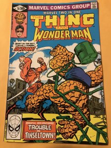 MARVEL TWO-IN-ONE #78 : 8/81 Fn+; The Thing & WONDERMAN, Hollywood story