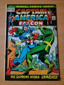 Captain America #147 ~ FINE - VERY FINE VF ~ 1972 Marvel Comics