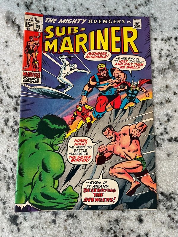 Prince Namor, The Sub-Mariner # 35 NM- Marvel Comic Book Hulk Thor 20 MS1