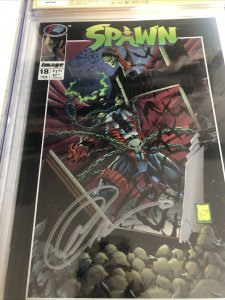 Spawn (1994) # 18 (CGC 9.6 SS) Signed Greg Capullo * Image Comics * Morrison