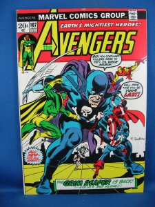 The Avengers #107 (Jan 1973, Marvel) VF+ BLACK PANTHER