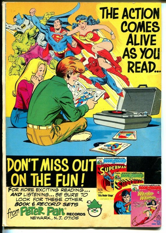 Superman Book & Record Set #PR33 1978-DC-Superman comic with record-FN