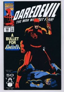 Daredevil #293 ORIGINAL Vintage 1991 Marvel Comics Punisher