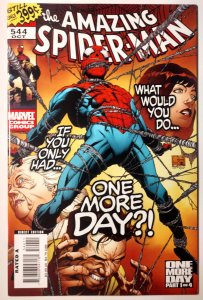 The Amazing Spider-Man #544 (9.0, 2007) Begins the four-part 'One More Day' s...