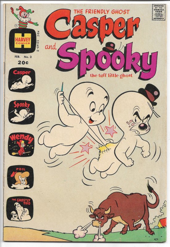 Casper and Spooky the Tuff Little Ghost #3 Feb. 1973 (VF)