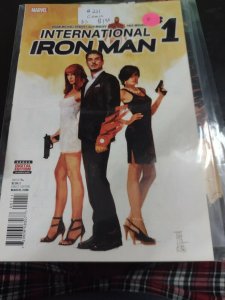 INTERNATIONAL Iron Man #1 2016  Marvel   MALEV COVER TONY STARK BRIAN BENDIS