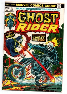 Ghost Rider #5 -  MVS intact - 1974 - VG 