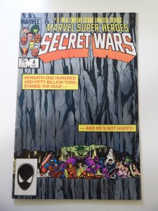 Marvel Super Heroes Secret Wars #4 (1984) VG Condition