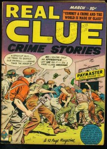 REAL CLUE CRIME STORIES V4 #1 RASPUTIN 1948 VG