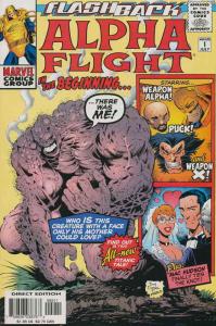 Alpha Flight (2nd Series) #Minus 1 VF ; Marvel | Flashback Minus 1