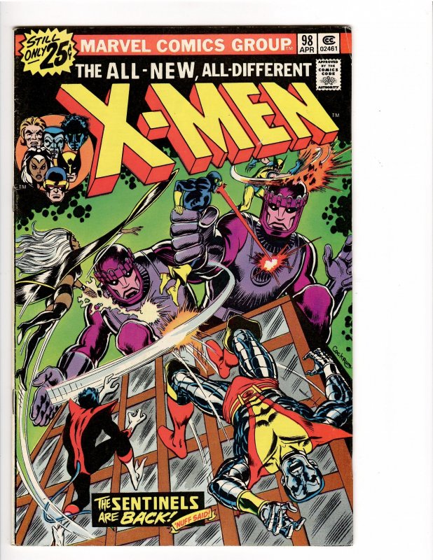 X-MEN #98 F-5.5 SENTINELS (VERMONT COLLECTION)