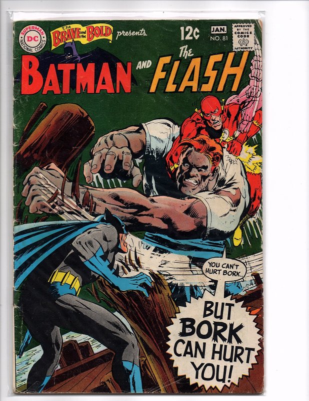 DC Comics Brave and the Bold #81 Batman and The Flash Neal Adams Art