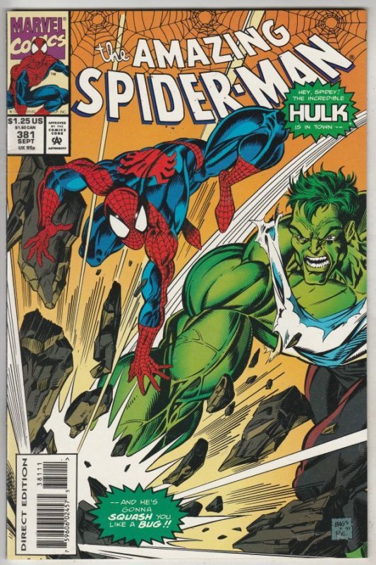 Amazing Spider-Man #381 (Dec-93) NM+ Super-High-Grade Spider-Man