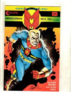 Lot Of 7 Miracleman Eclipse Comic Books # 1 2 3 4 5 6 7 Alan Moore VF/NM HJ9