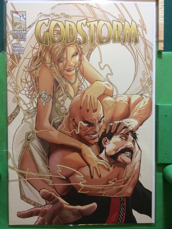 Grimm Fairy Tales presents Godstorm #2 cover B