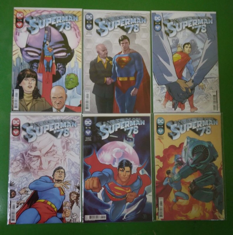 Superman '78 #1 2 3 4 5 6 Complete Series Brainiac Venditti DC 2021 NM 