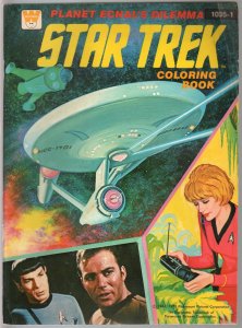 Star Trek Coloring Book #1035-1 1975-William Shatner-Leonard Nimoy-VG