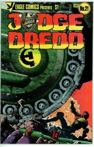 Judge Dredd #21 (1983 Eagle) - 9.4 NM *The Apocalypse War*