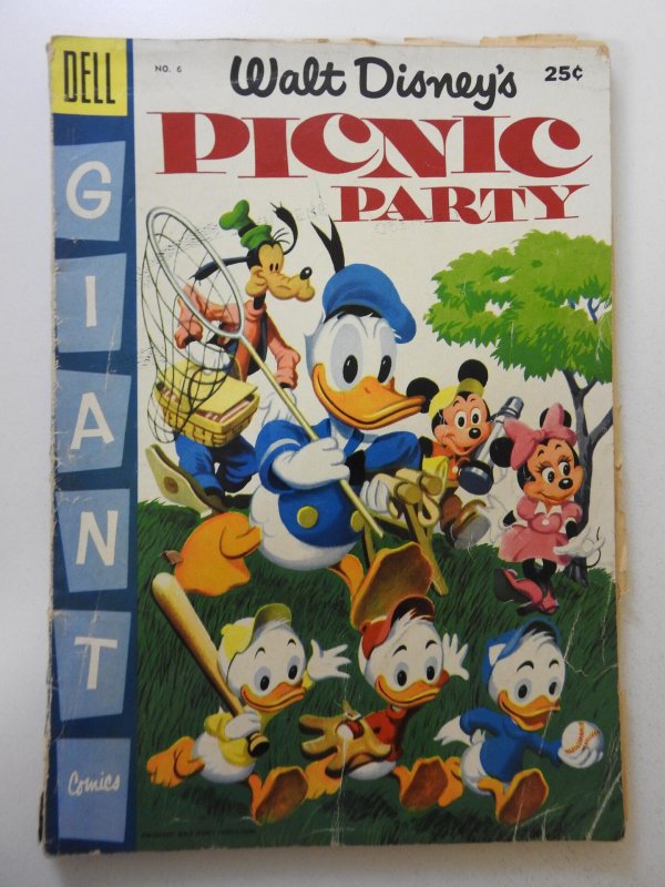 Picnic Party #6 (1955) GD/VG Condition 1 1/2 in spine split