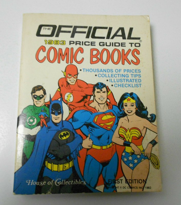 1983 OFFICIAL Price Guide To COMIC BOOKS Mini-Guide 4x5.5 236 pgs FVF Batman