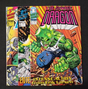 Savage Dragon 3PC #1-3 - Erik Larsen Cover + Art/Complete Mini Set (9.2ob) 1992
