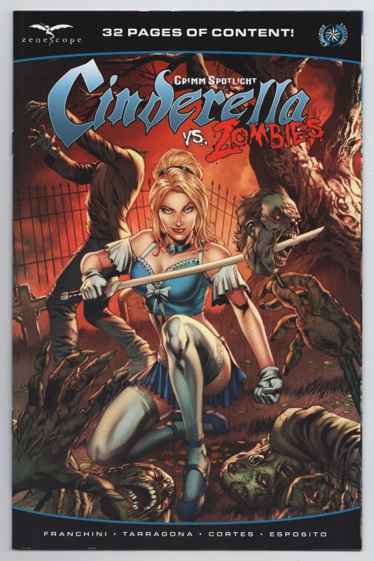 Grimm Spotlight Cinderella vs Zombies #1 Cvr A Vitorino (Zenescope, 2021) NM