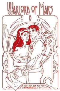 Warlord of Mars (2010) #8 NM Martian Red Retailer Incentive Variant Dynamite