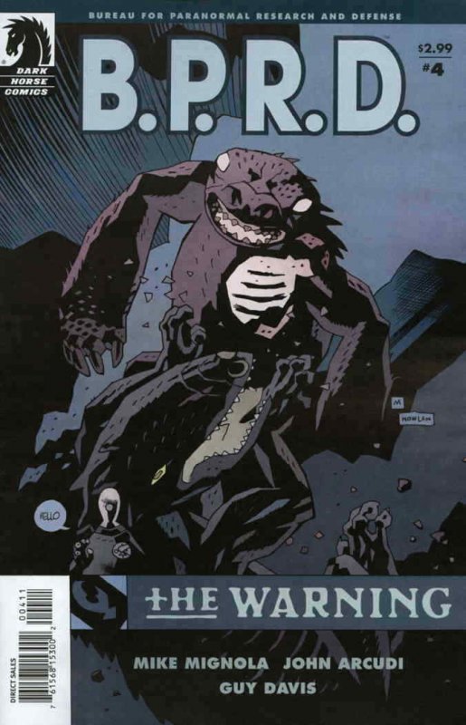 B.P.R.D.: The Warning #4 VF/NM; Dark Horse | save on shipping - details inside