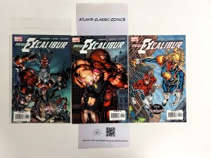 3 New Excalibur Marvel Comic Books # 4 5 6 Avengers Defenders Spiderman 22 JS19