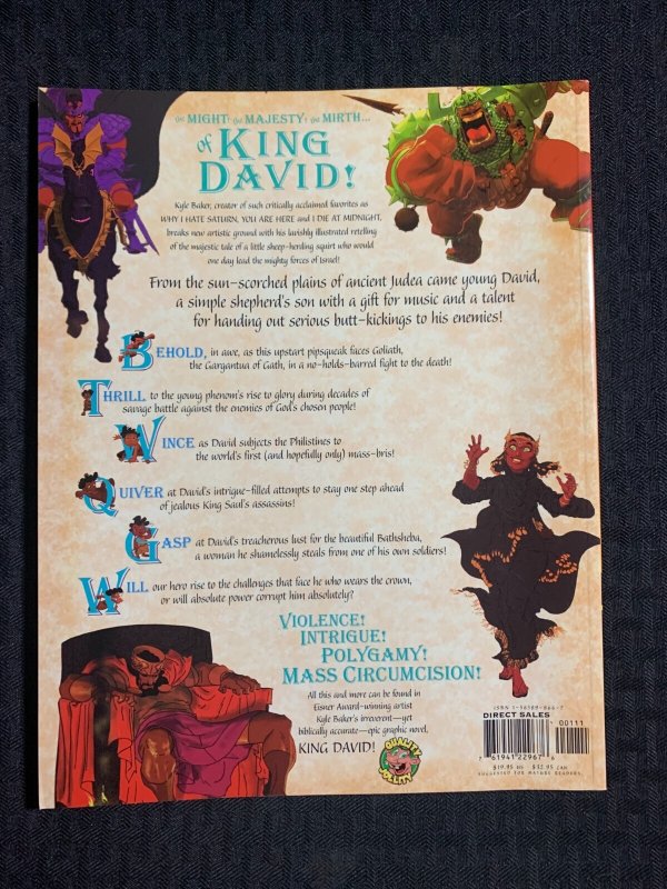 2002 KING DAVID by Kyle Baker SC VF+ 8.5 1st DC Vertigo