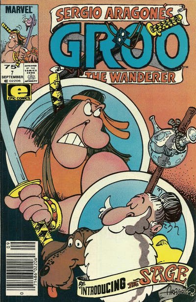 Groo the Wanderer #7 (Newsstand) FN ; Epic | Sergio Aragones