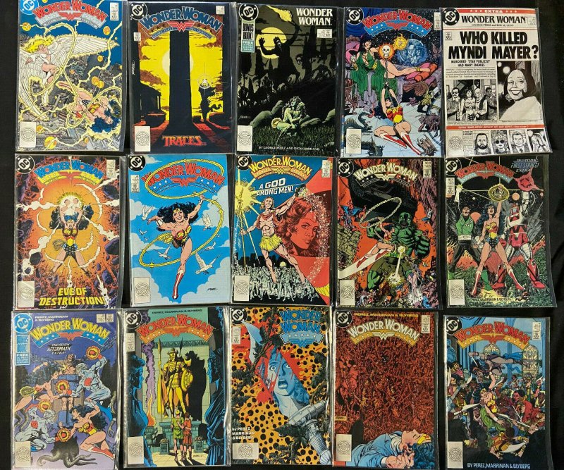 WONDER WOMAN GEORGE PEREZ COMICS #1-89 MOST FN-VF OR BETTER 