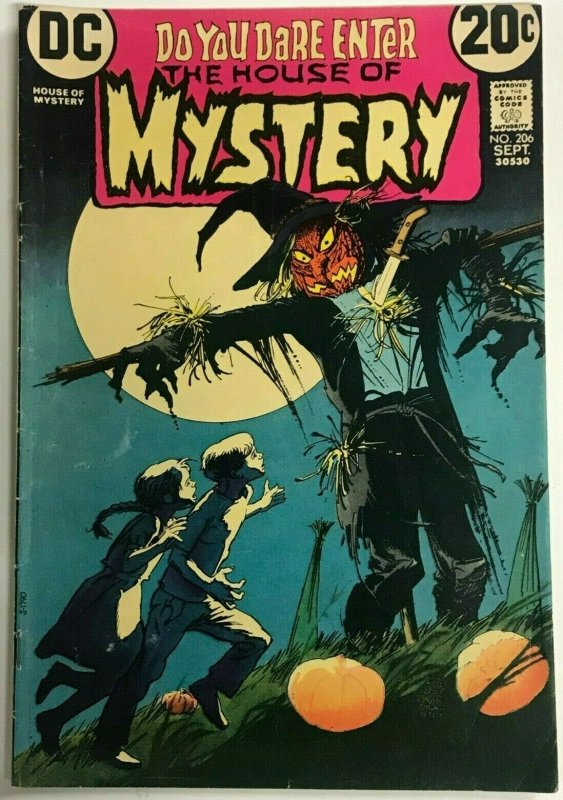 HOUSE OF MYSTERY#206 FN/VF 1972 DC BRONZE AGE COMICS