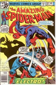 SPIDERMAN 187 VG-F Dec. 1978 Captain America COMICS BOOK