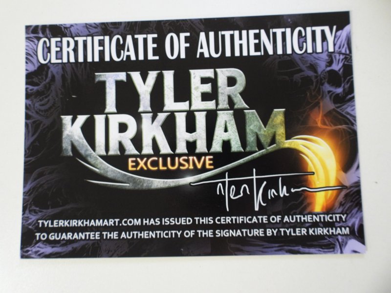 Vampirella: Year One #1 Virgin Variant Signed by Tyler Kirkham W/ COA NM- Cond