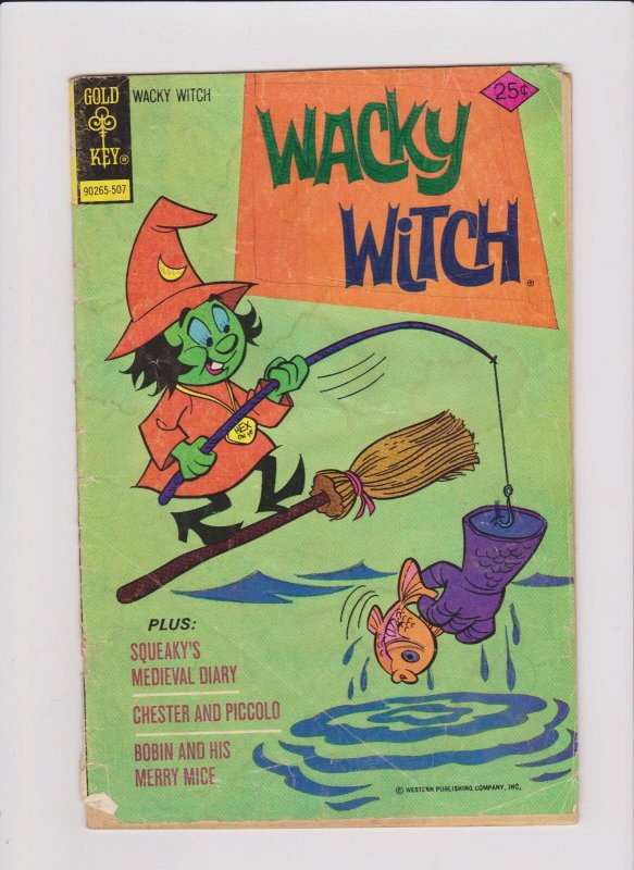 Gold Key! Wacky Witch! #19!