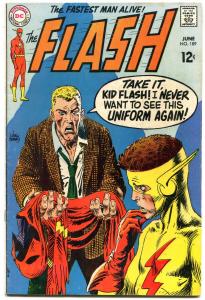 FLASH #189 1969-DC COMICS-JOE KUBERT KID FLASH COVER VG