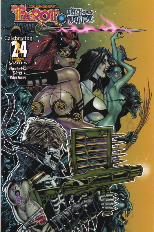 Tarot: Witch of the Black Rose #143 (2024)Comic Book A Broadsword Grade NM+ 9.6