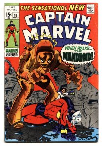 Captain Marvel #18  1969 - Marvel  -VG+ - Comic Book