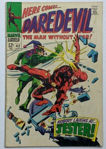 Daredevil #42 (Jul 1968, Marvel) Good 2.0 1st app of the Jester 