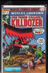 Worlds Unknown #6 (1974) Killdozer