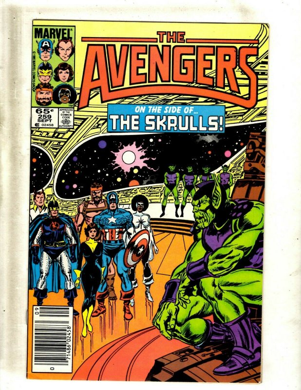 12 The Avengers Comics #259 261 262 263 264 265 266 267 269 270 271 272 GB2