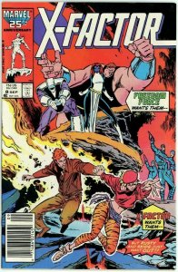 X-Factor #8 (1986) - 7.0 FN/VF *Lost and Found* Newsstand