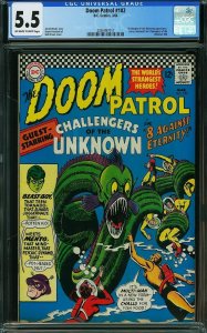 Doom Patrol #102 (1966) CGC 5.5 FN-