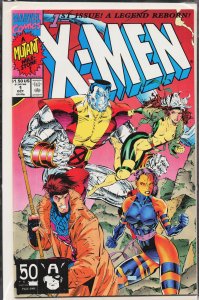 X-Men #1 Colossus and Gambit Cover (1991) X-Men [Key Issue]