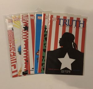 Truth red White Black 1 2 3 4 5 6 7 Lot Run Set nm Marvel