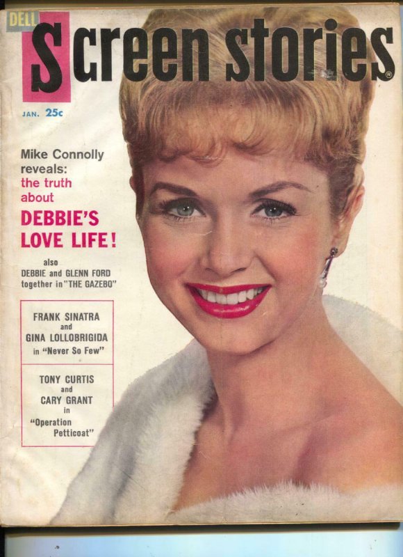 Screen Stories-Debbie Reynolds-Yul Brynner-Gina Lollobrigida-Jan-1960